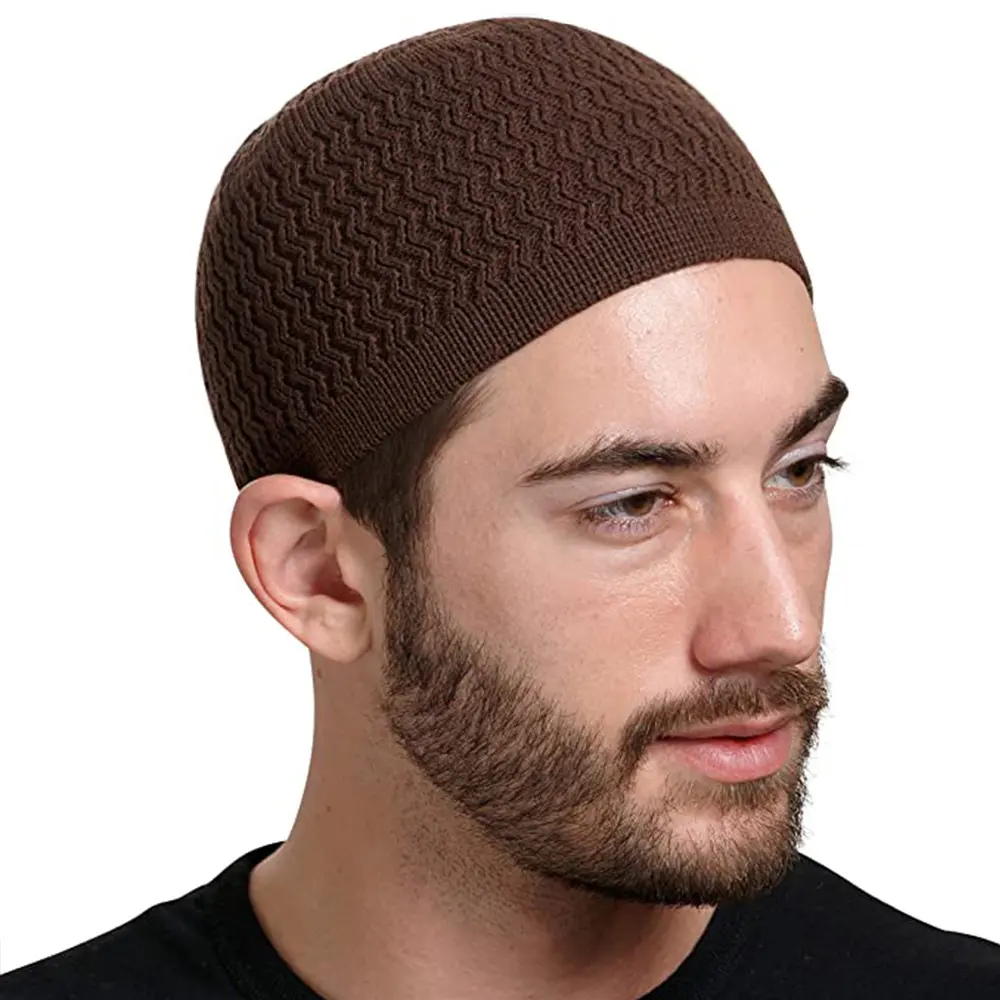 Autumn and Winter Hedging Knitted Wave Jacquard Neutral Dome