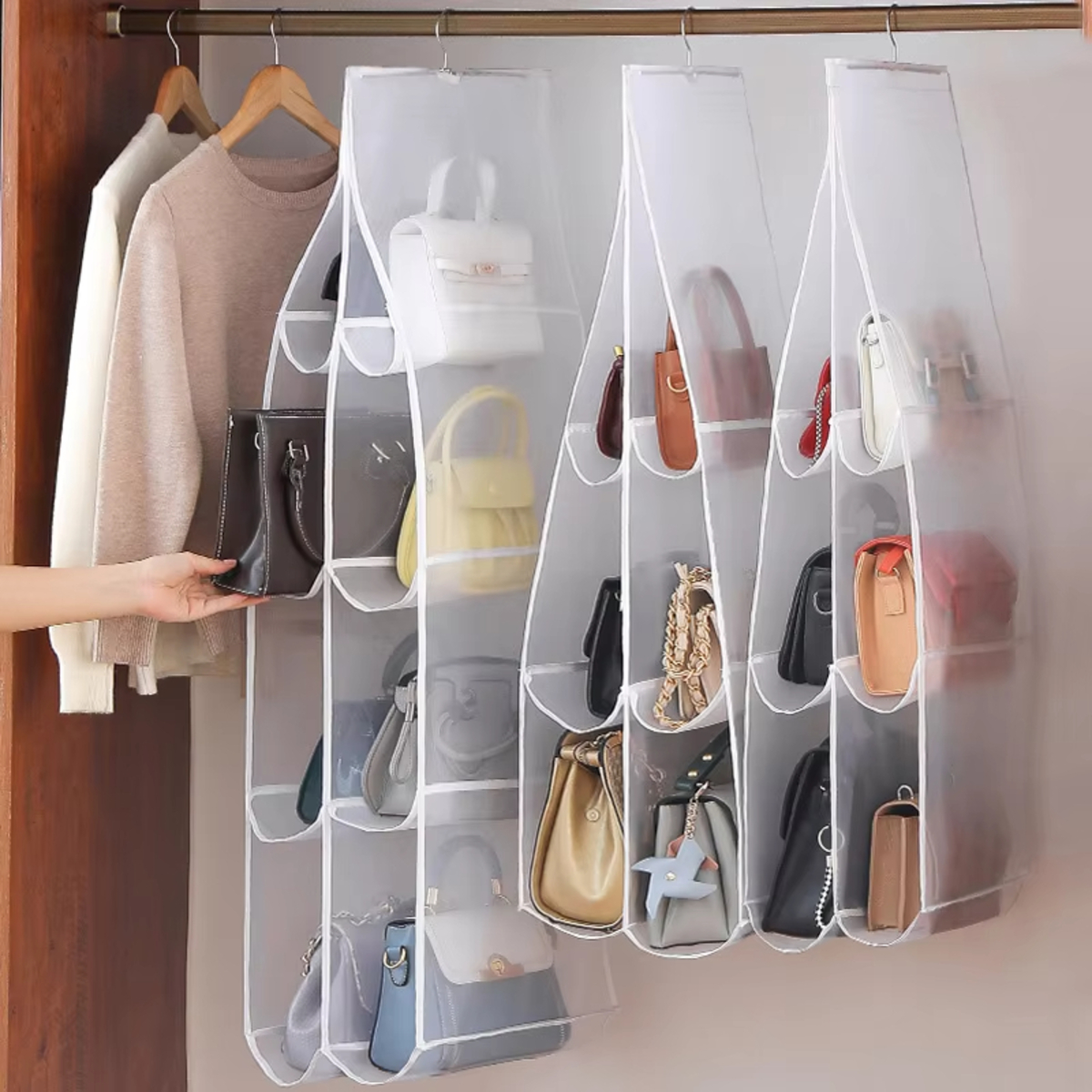 Organisateur Suspendu 8 Poches Sacs & accessoires · Placard