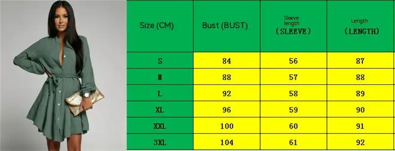 European And American Women's Clothing Solid Color And V-neck Long Sleeve Casual Dress