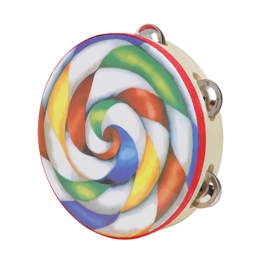 Title 5, 8-inch Lollipop handtamboerijn met enkele rij