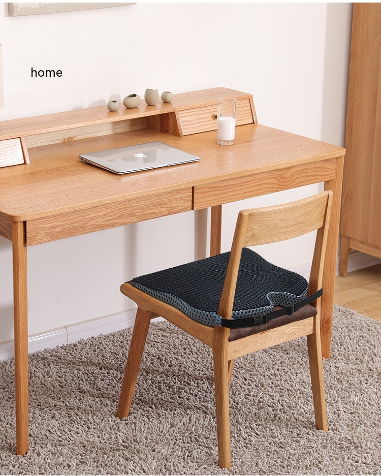 Memory Foam Car Cushion Office Chair Can Fixed Strap Beautiful Hip Breathable 8