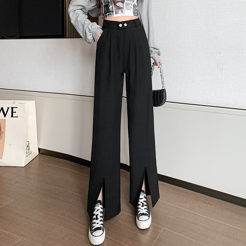 Title 1, Early Autumn Split Suit Pants Women High Waist ...