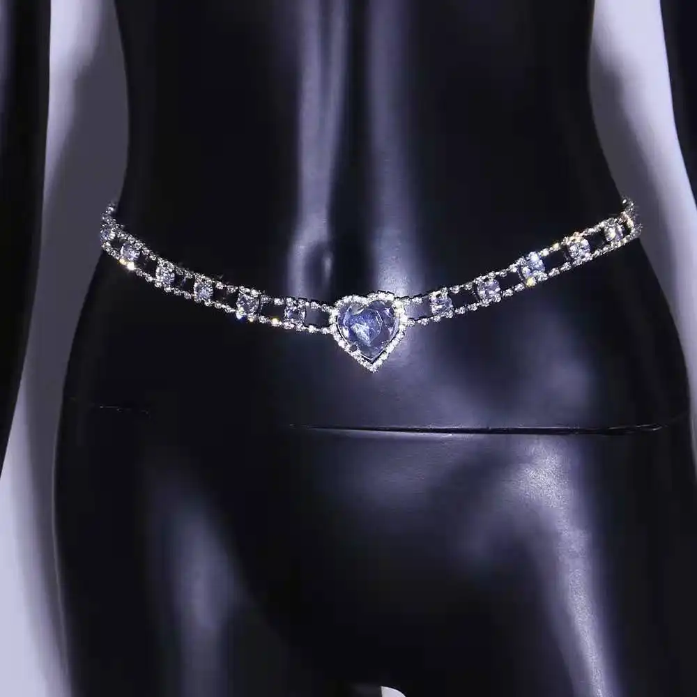 New Fashion Inlaid Rhinestone Waist Waist Chain