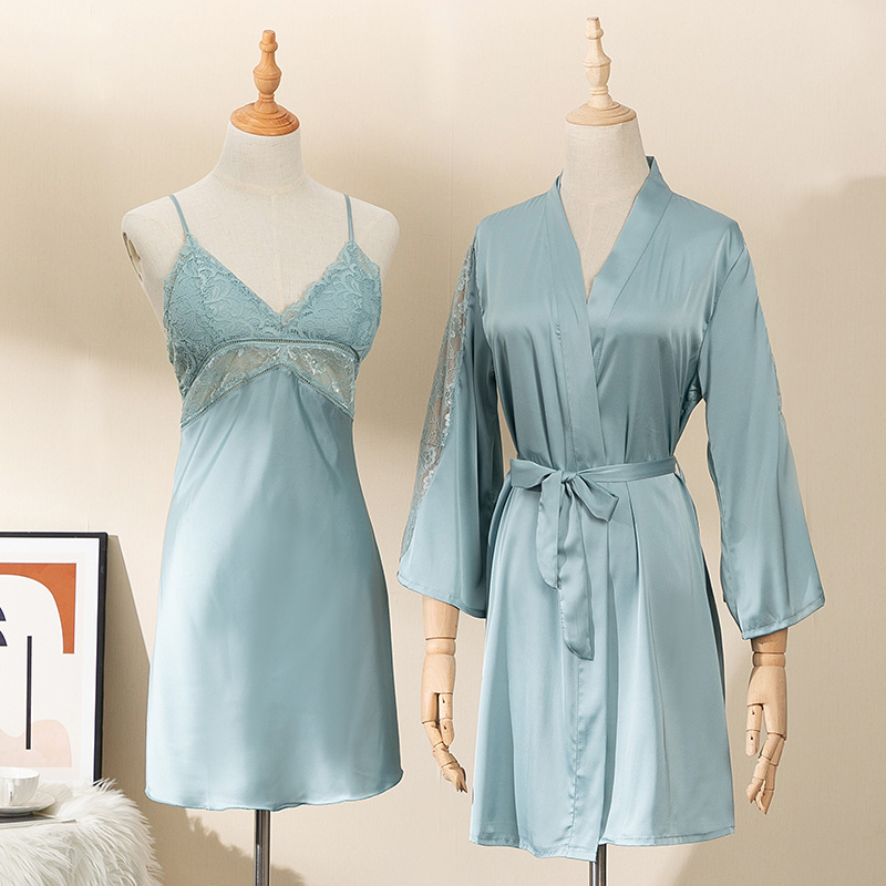 Title 9, Womens Summer Sleeping Gown Two Piece Hanging ...