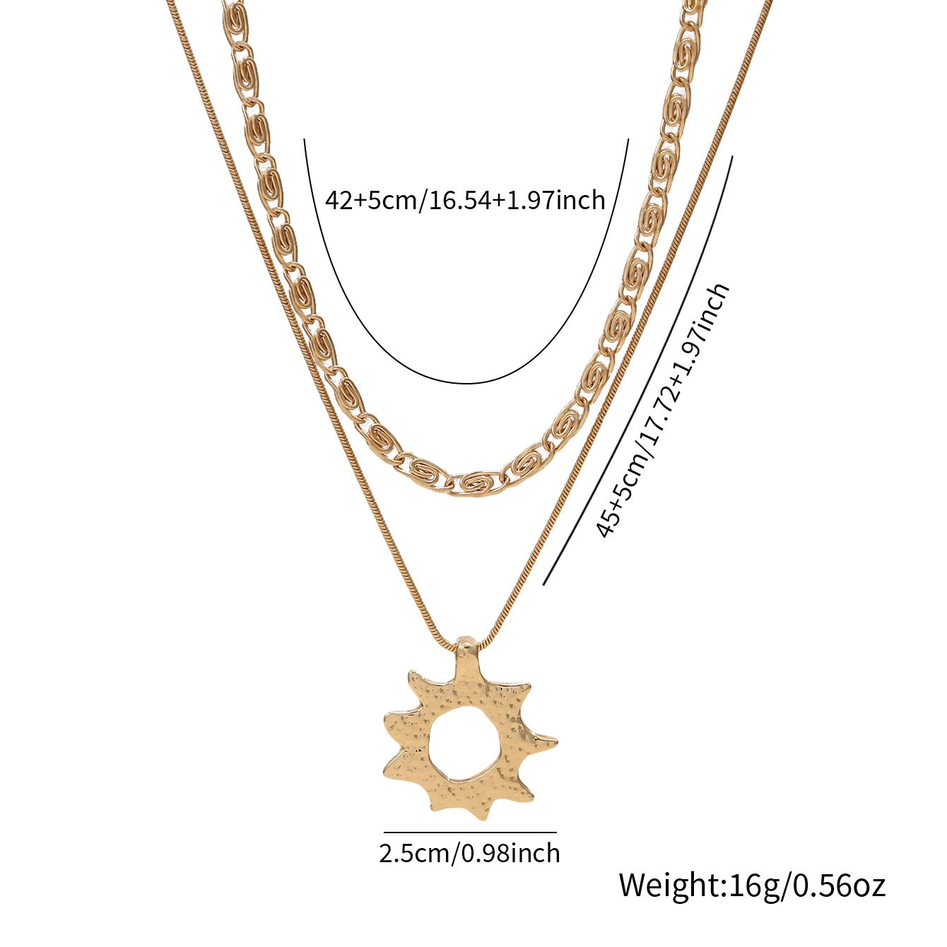 2026 New Cross-border Necklace For Women, Light Luxury Niche Clavicle Chain, Premium Minimalist Versatile Pendant Neck Jewelry