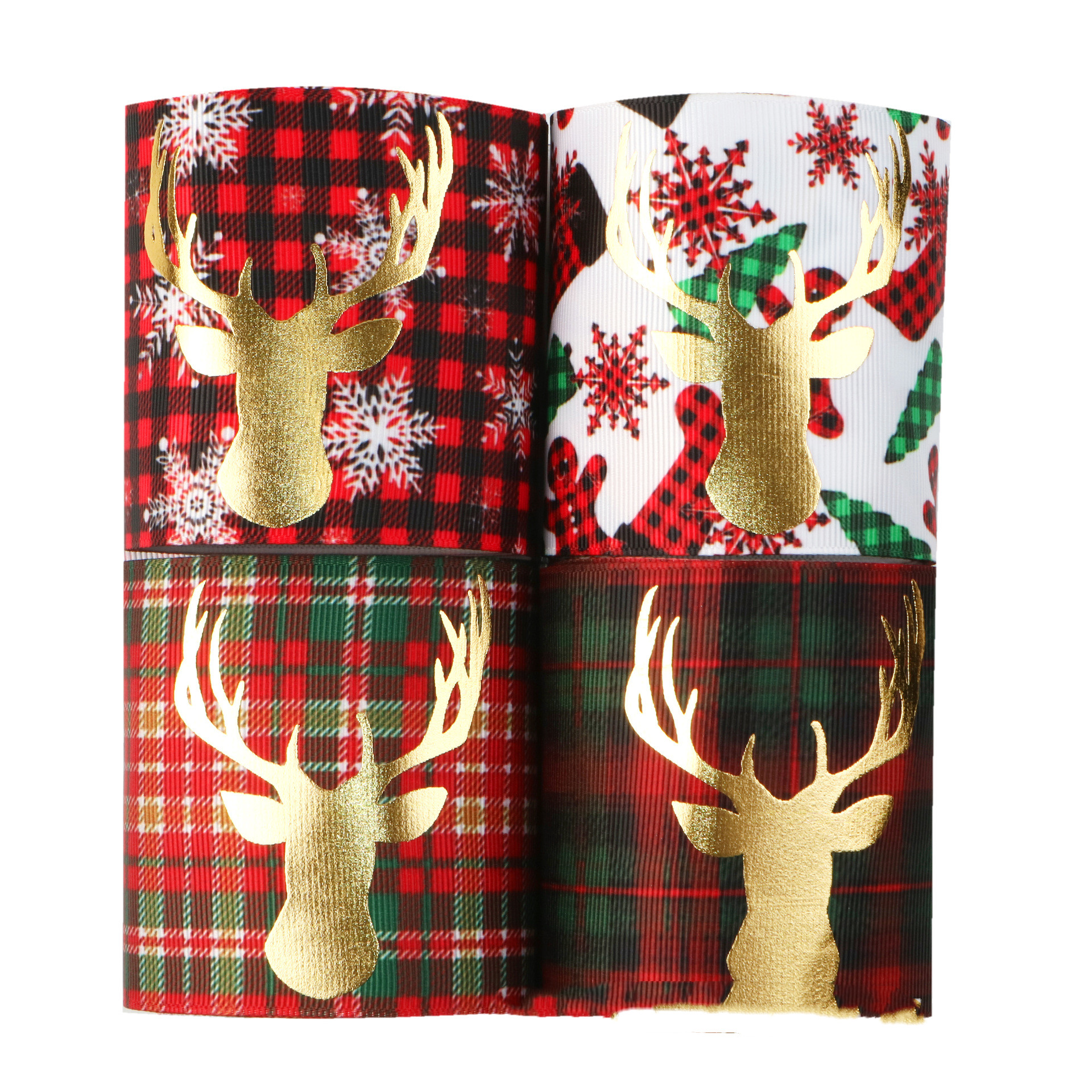 Title 2, 75mm Christmas Series Digital Printing Bronzing...