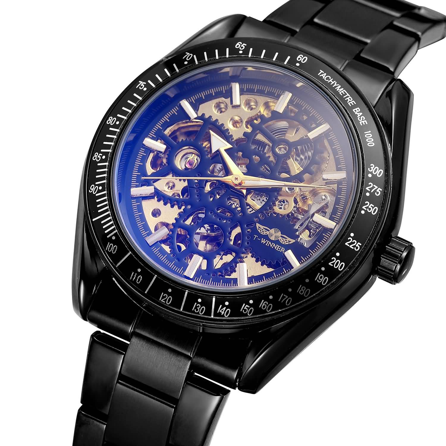 Waterproof Hollow Mechanical Men's Watch