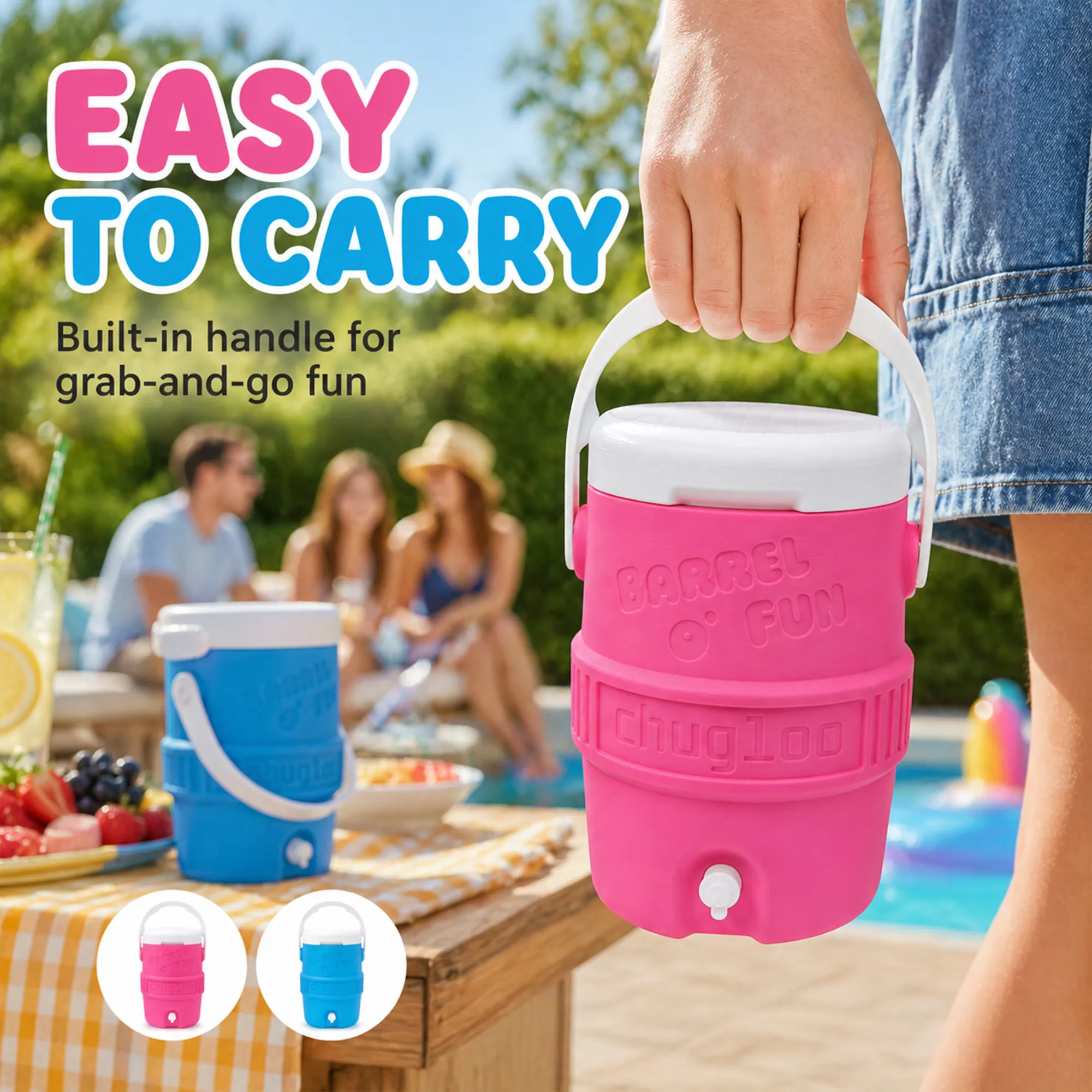 3D Printed Colorful Beverage Can Holder, Portable