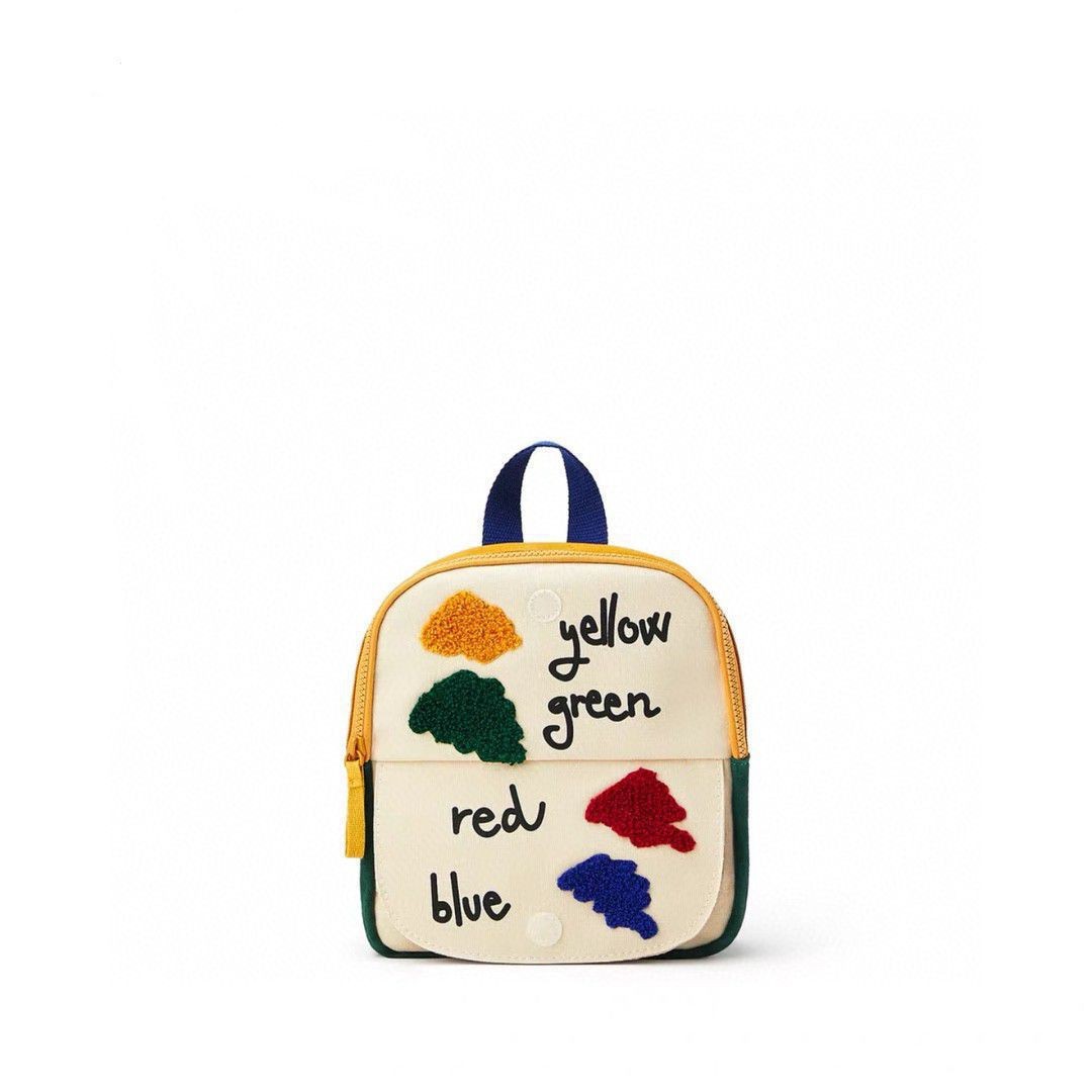 Paneled Flap School Bag