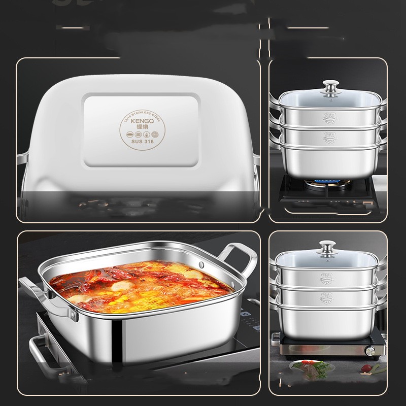 Title 3, Square Steamer Household Multi-function