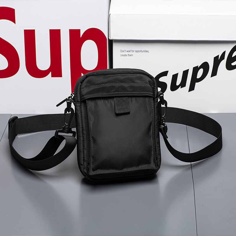 Men's And Women's Fashion Leisure Large Capacity Shoulder Satchel Bag Black - Shop at LoveMi