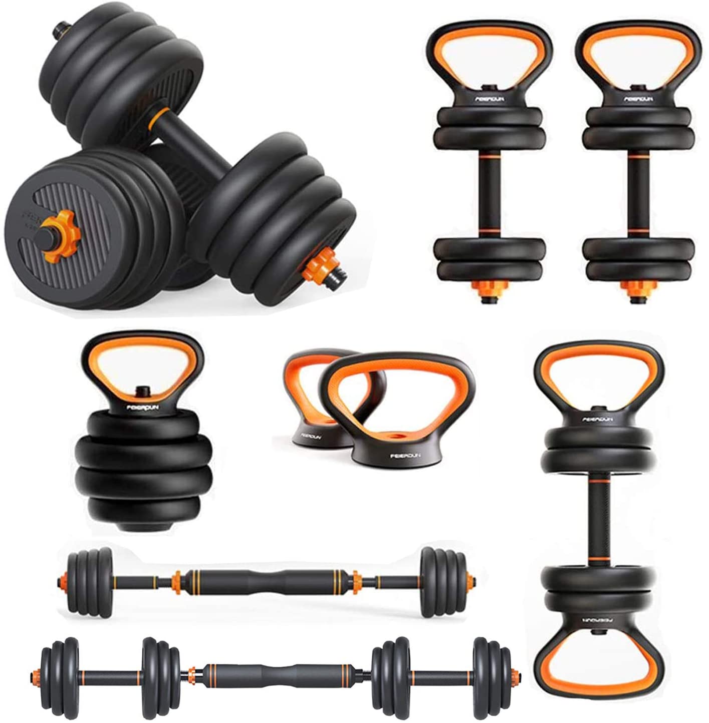 Title 1, Halteres, Kettlebells, Barras e Combinação Mult...