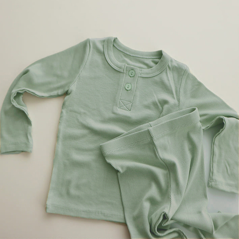 Baby Kids Pajamas Sets Girl Boy Sleepwear Suit Autumn Kids — foto 5
