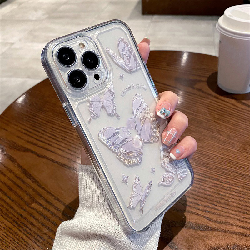Fashion Simple Butterfly Pattern Phone Case - Image 5