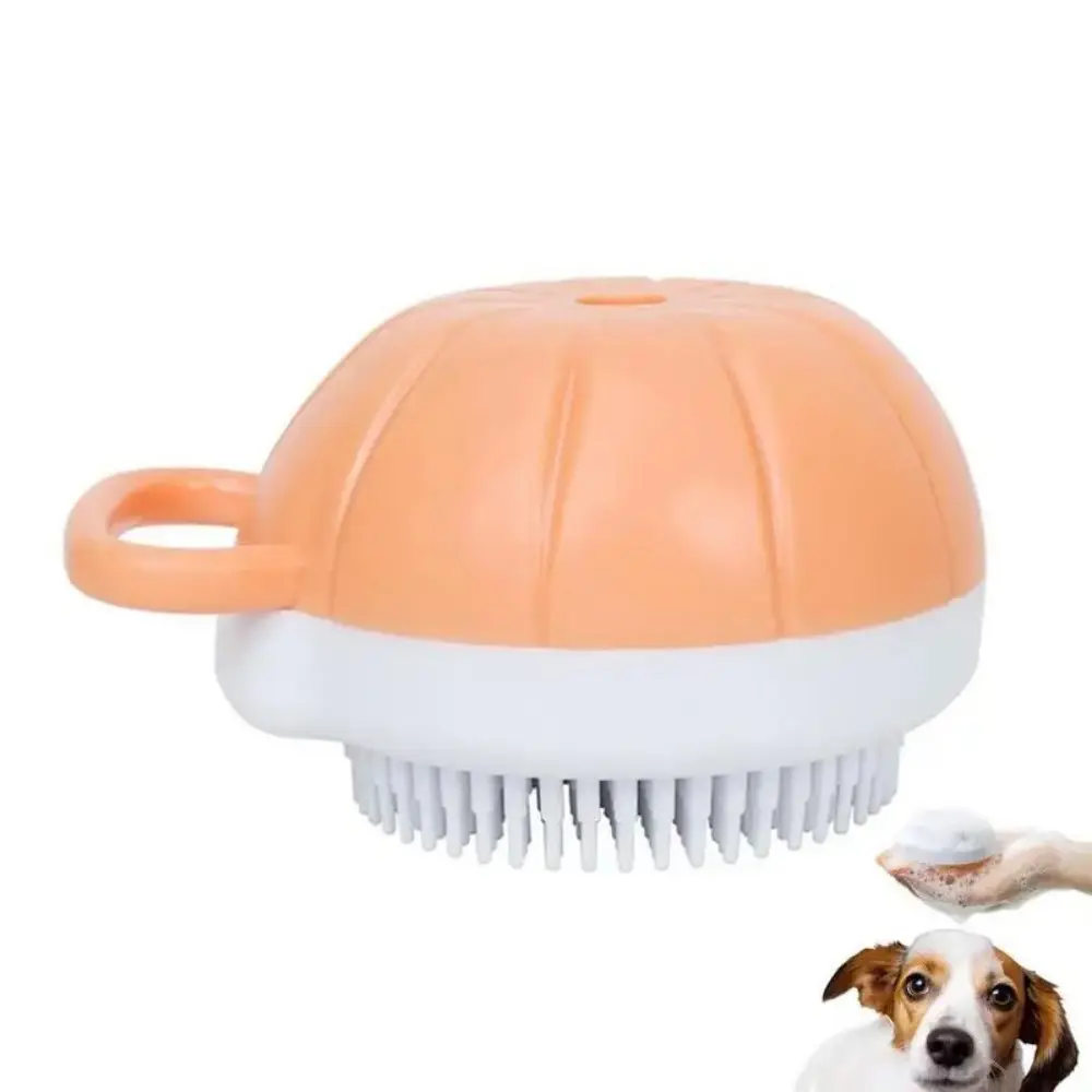 Dog Scrubber for Bath Silicone Comb Massage Pet Grooming