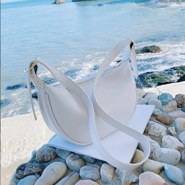 Simple Special interest Design All matching Western Style Selenodont Bag White - Shop at LoveMi