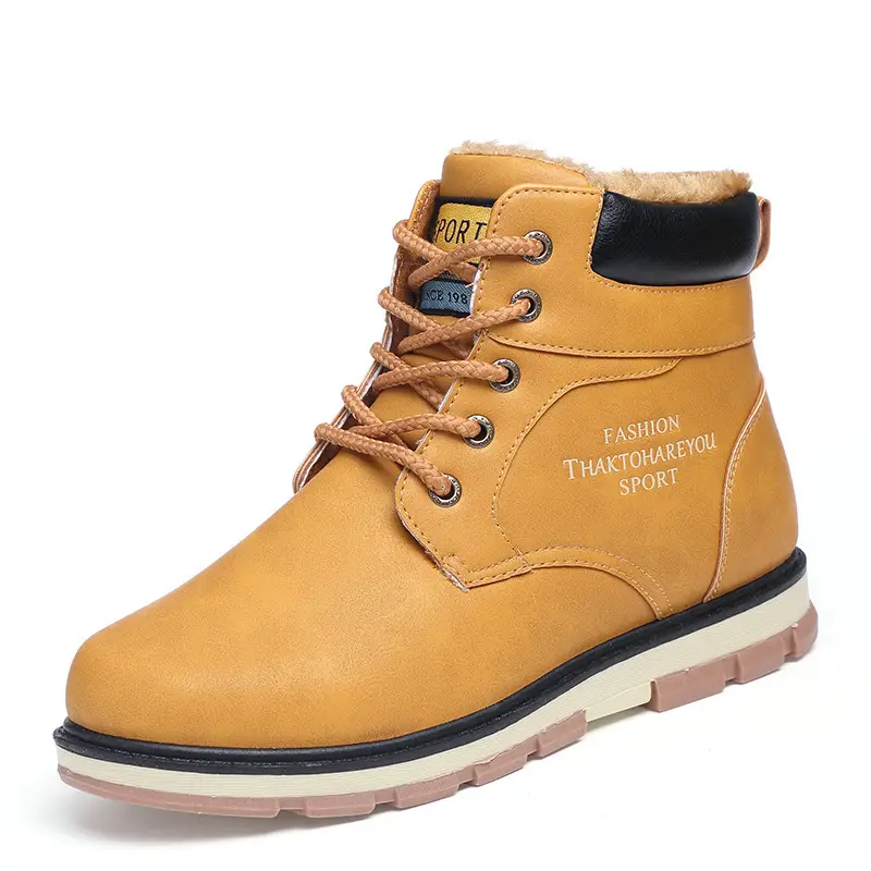 Fashion Shoes Military Boots High-Top Tooling Shoes Men's Short Boots
