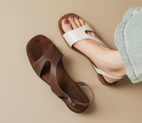 Women Fashion Backless Casual Sandals, Stable & Ultra Comfortable Round Toe Low Block Heel, Wear-resistant New Arrival Spring Summer 2026 product image