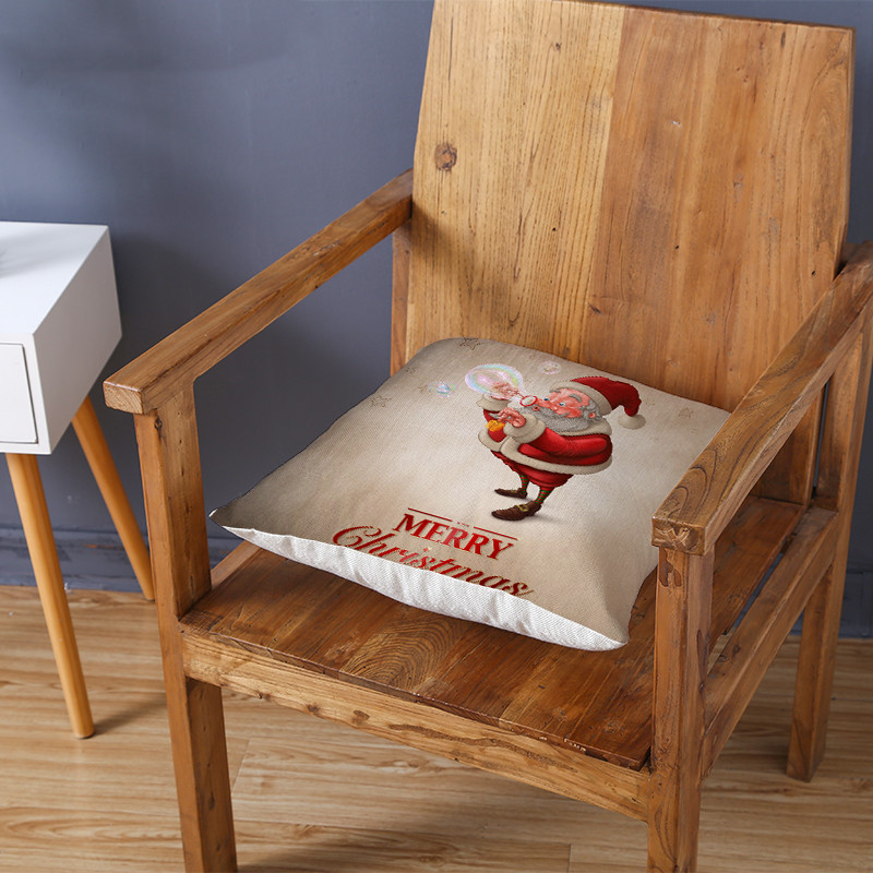 Christmas Fashion Minimalist Printing Sofa Cushion Pillow Cover