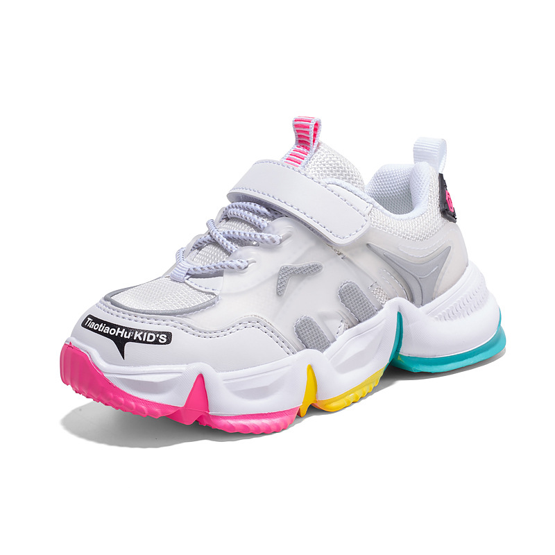 Children's Girls'  Spring And Autumn Casual Sports Mesh Shoes