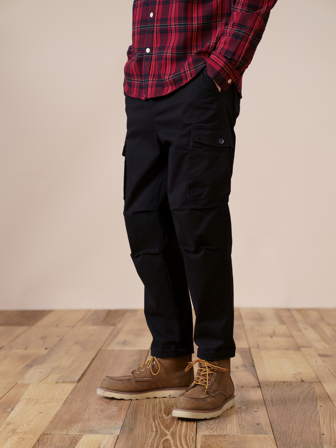 Loose Micro-cone Tooling Cropped Casual Pants