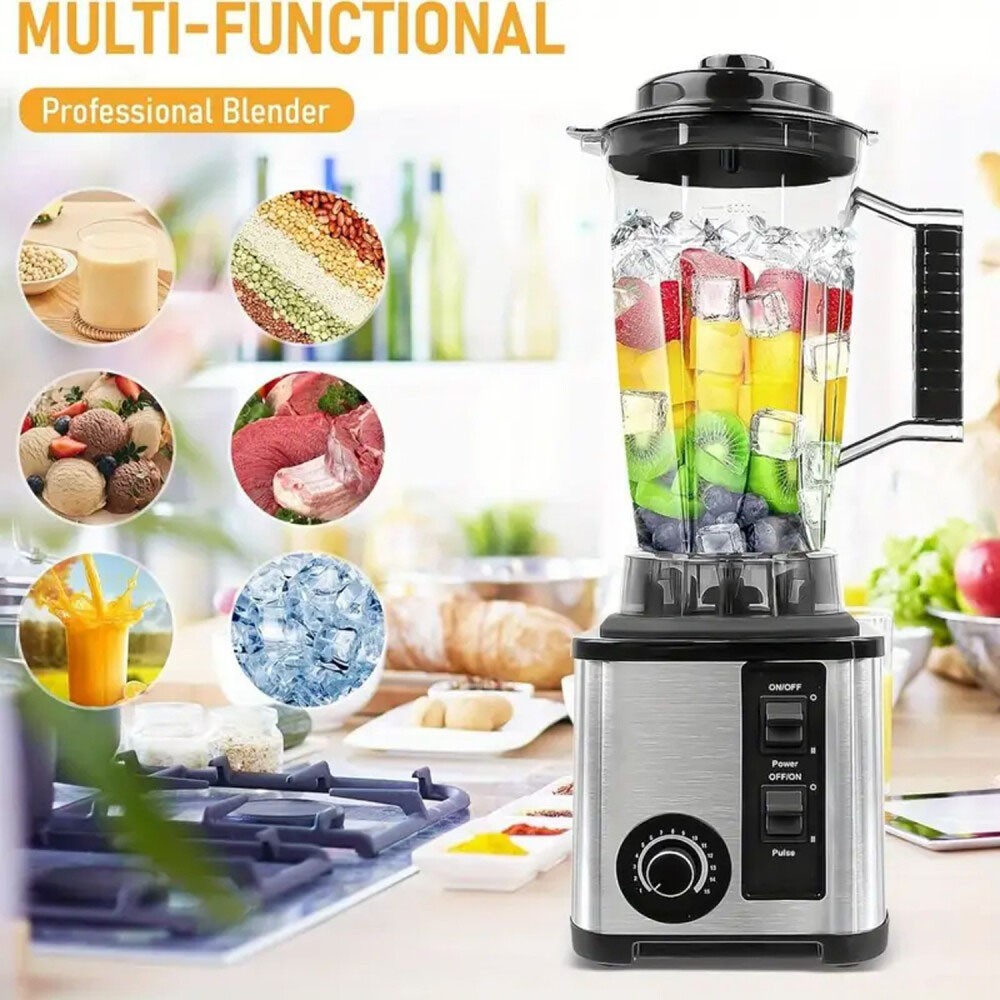 3L Power Commercial Food Blender Juicer Mixer Crusher Processor Grinder 8 Blades