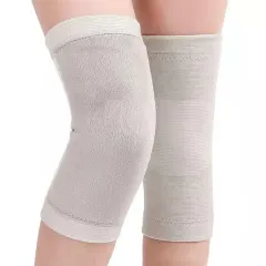Elderly Cold Protection Leggings Thickened And Fleece Knee Pads - Greyb - View 1