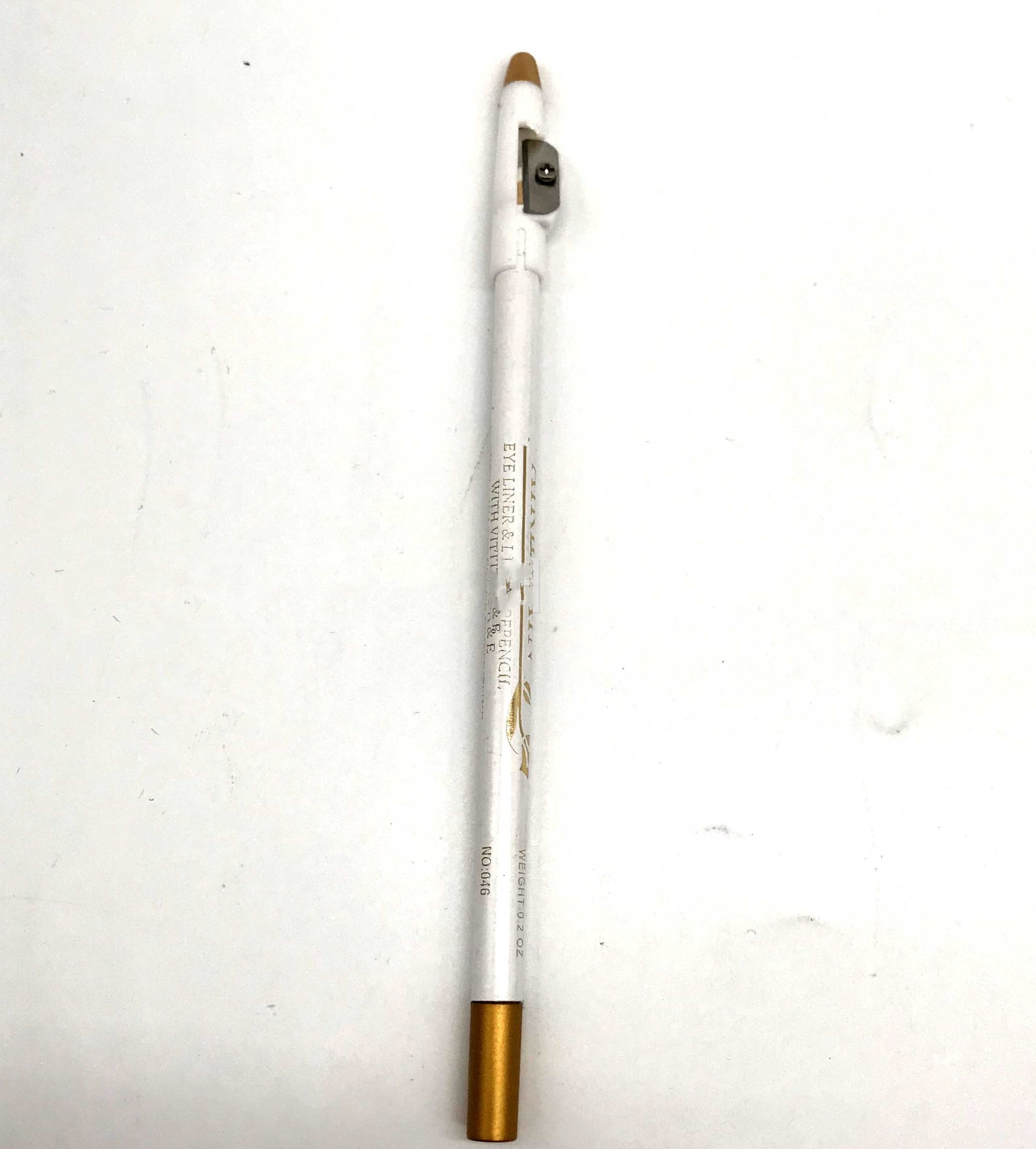 Eyeliner Eyebrow Pencil Beard And Beard Pencil With Sharpener White - Shop at LoveMi