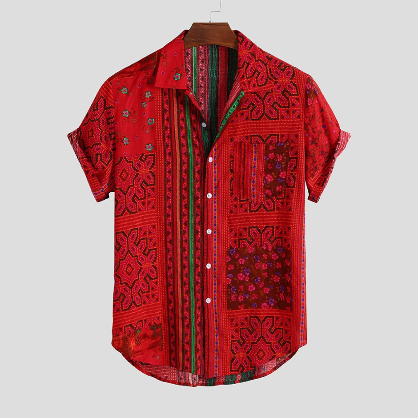 Title 3, Zomerse tiener casual shirt met losse pasvorm, ...