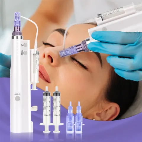 Rechargeable Handheld Portable Skin Care Introduction Electric Micro Needle