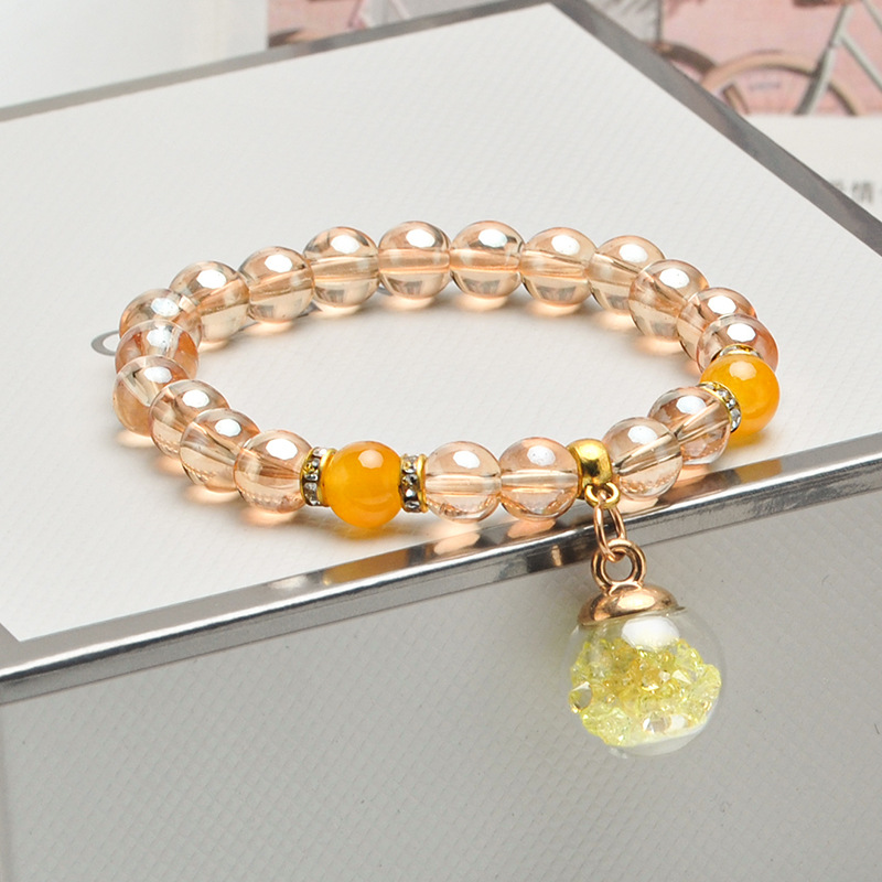 Amber Gold Fashion Bracelet Japanese And Korean Style Sweet Couple