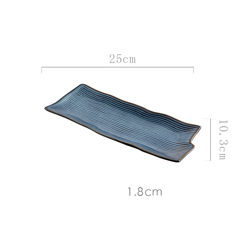 Title 1, Creative Ceramic Irregular Long Flat Plate