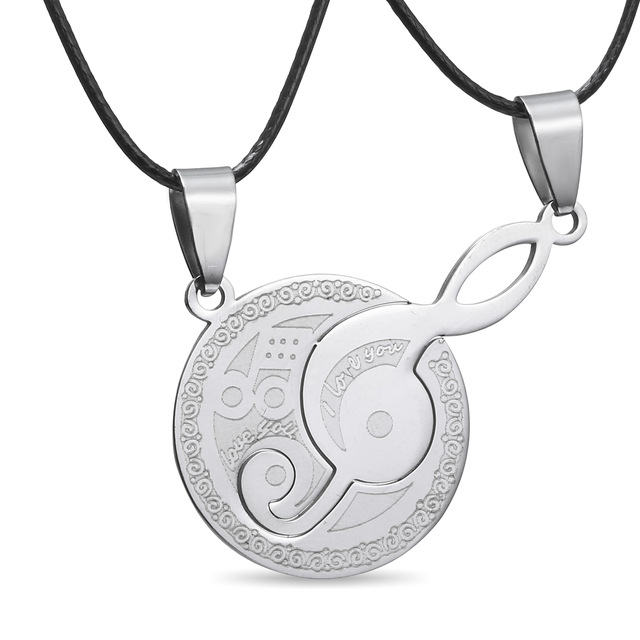 Love Key Combination Men And Women Couple Necklace