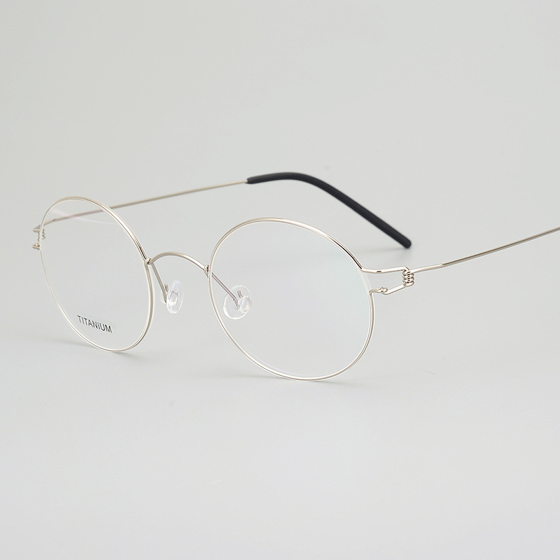 Title 3, Screwless Vintage Pure Titanium Glasses Frame