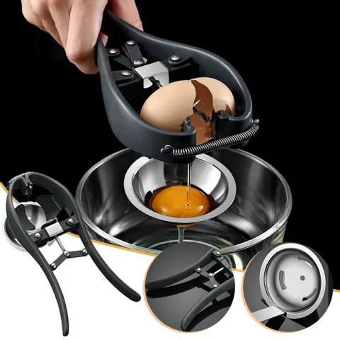 Manual Egg Tools Stainless Steel Egg Opener Scissors Eggshell