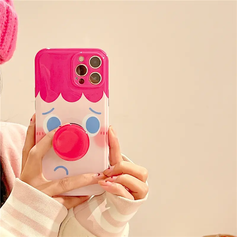 Funny And Cute Cartoon Nose Bracket Suitable For Silicone Personality Creative Anti-fall Protective Cover