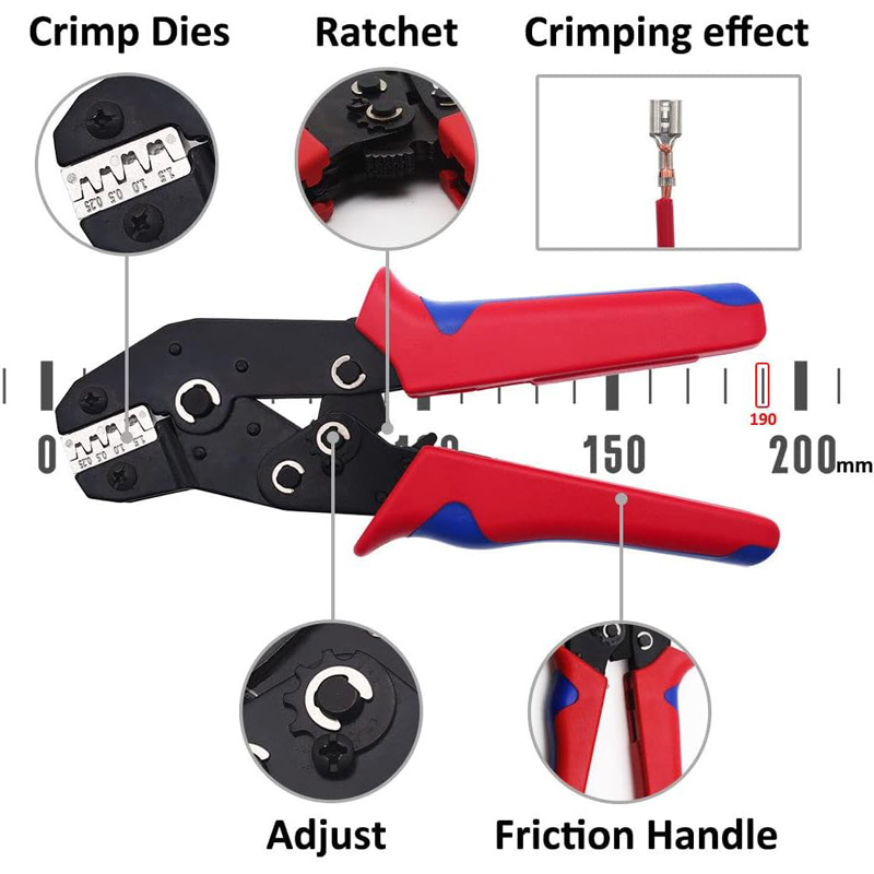 SN-58B Automotive Plug-in Crimping Pliers With Multiple Jaws Are Suitable For... 5