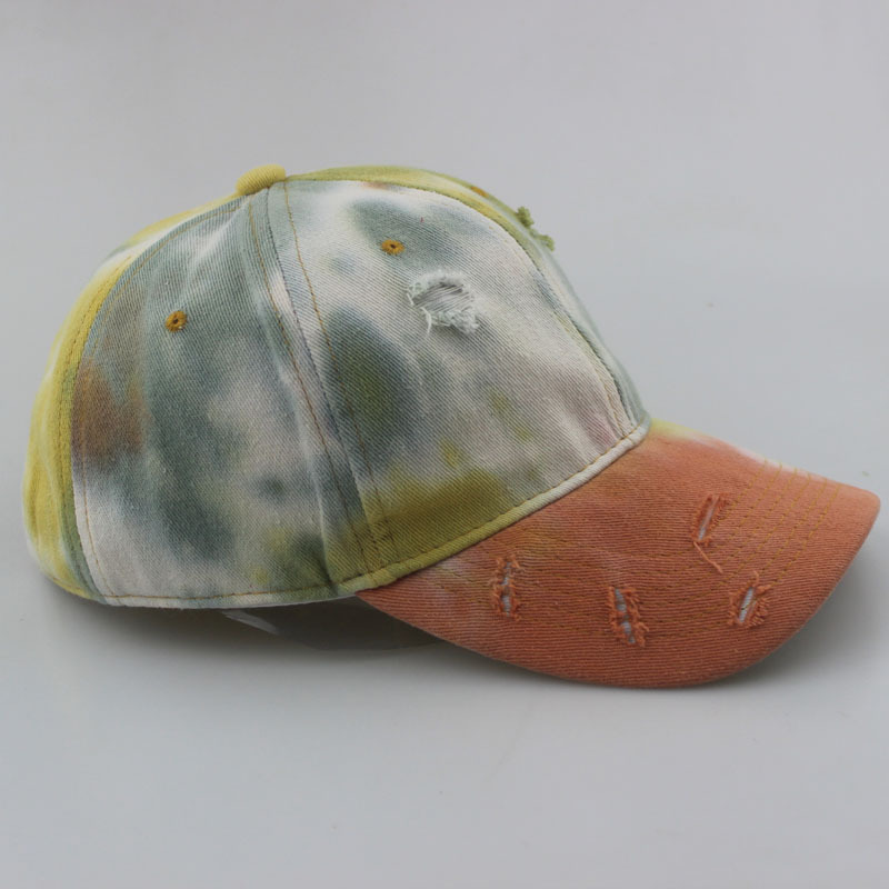 Title 14, Casquette de baseball tie-dye à trous colorés d...