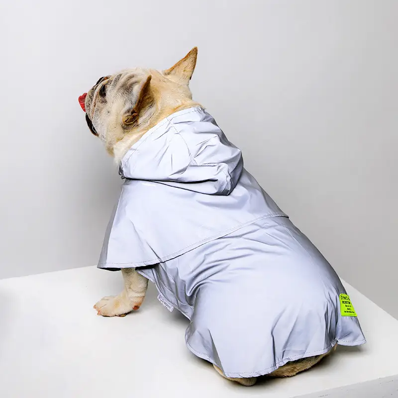 Pet Raincoat Reflective Night Walk