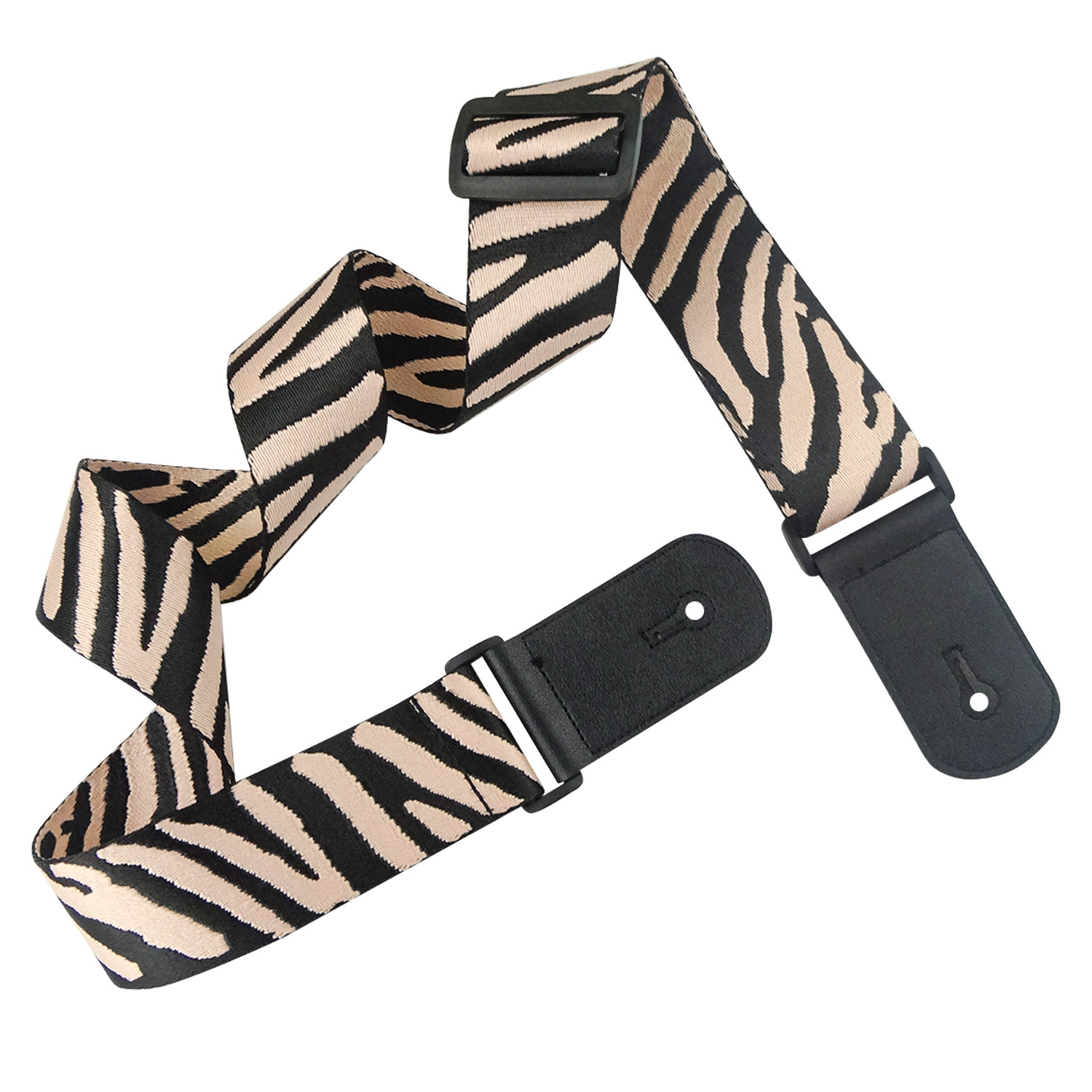 Title 4, Bass Classical Striped Knitted Guitar Strap