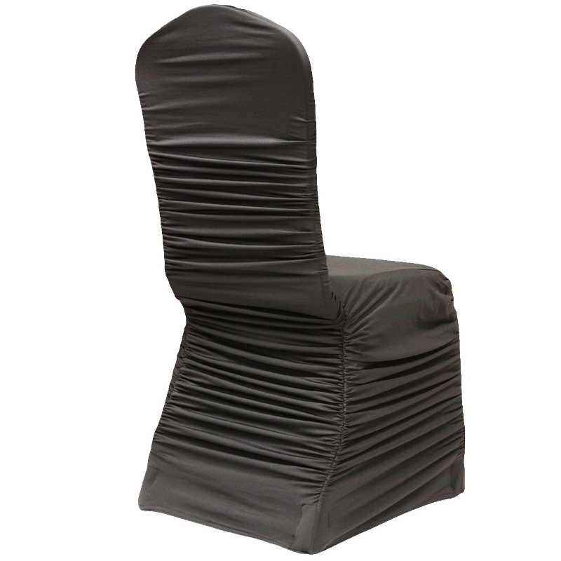 Event Chair Covers – Event Chair Covers Stretch Pleated VIRENE