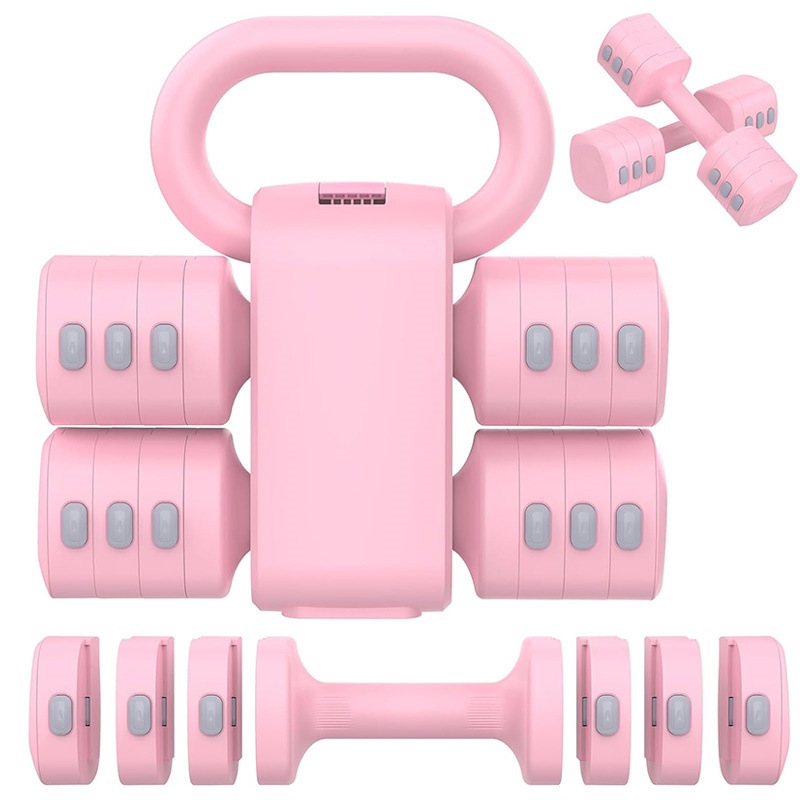 Multifunctional Dumbbells 2in 1 Home Dumbbell Kettlebells Adjustable Weight