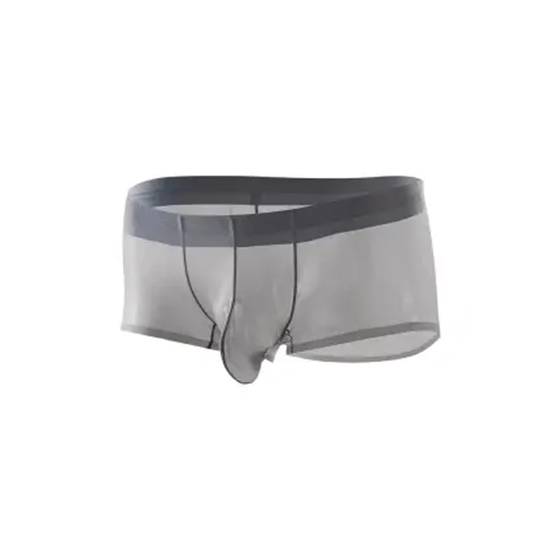 3PCS Men's Ultra Thin Cooling Briefs Lightweight Microfiber Underwear Breathable Design Transparent Underwear Briefs