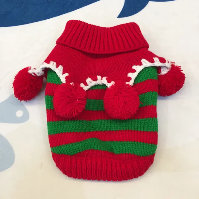 Pet Dog Costume Spring And Autumn Cat Costume Sweater Red - Shop at LoveMi