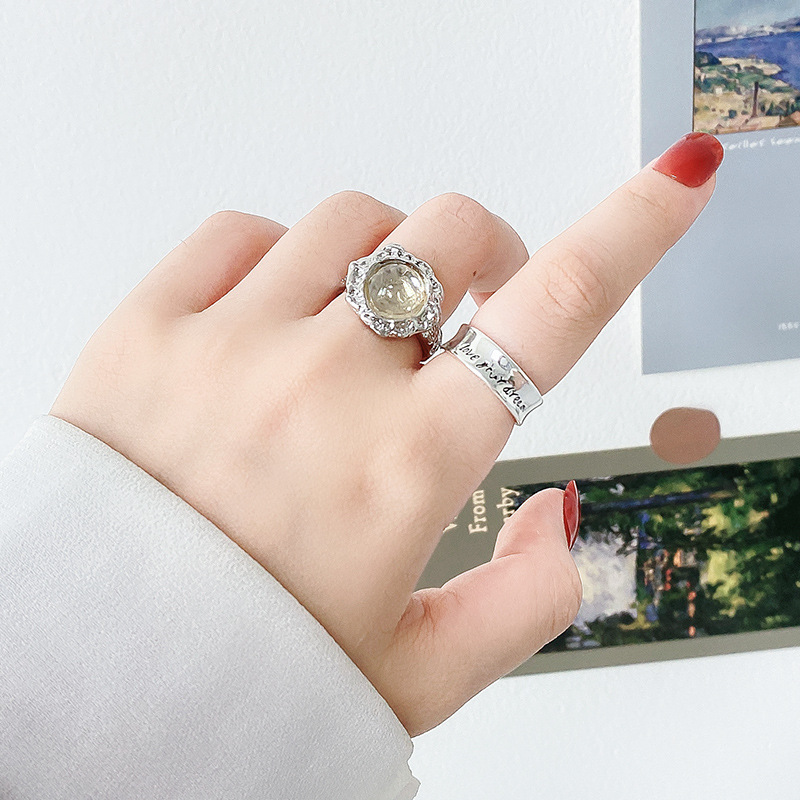 Small Design Sense Irregular Irregular Index Finger Ring