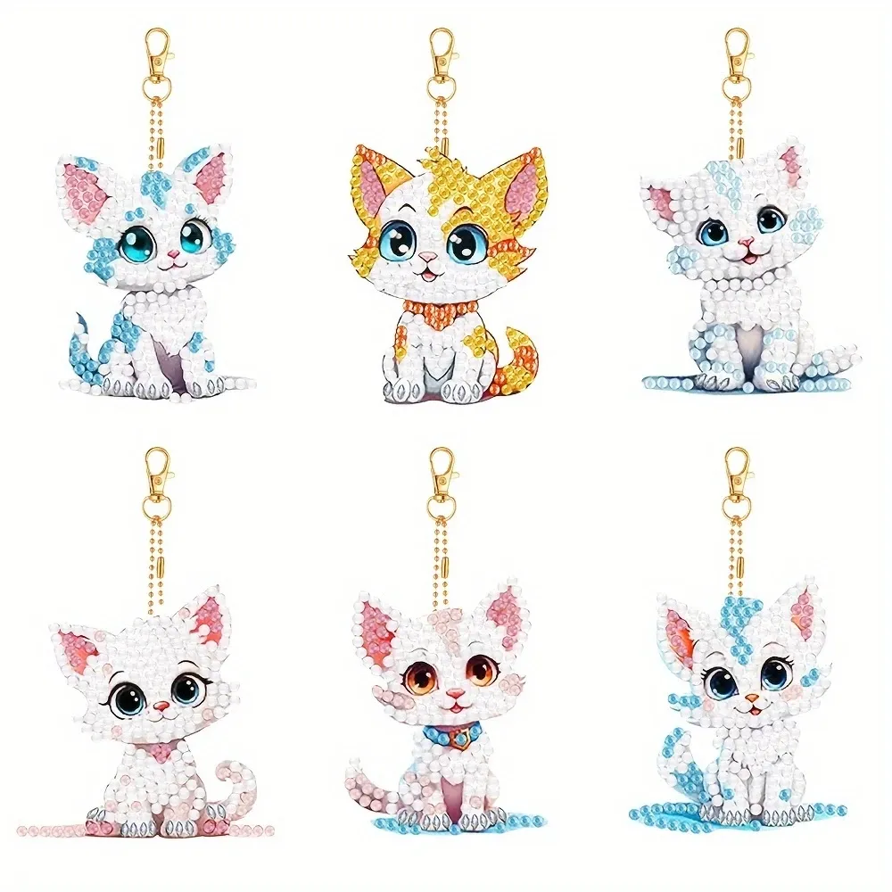 DIY Diamond Painting Keychain - Animal Pattern
