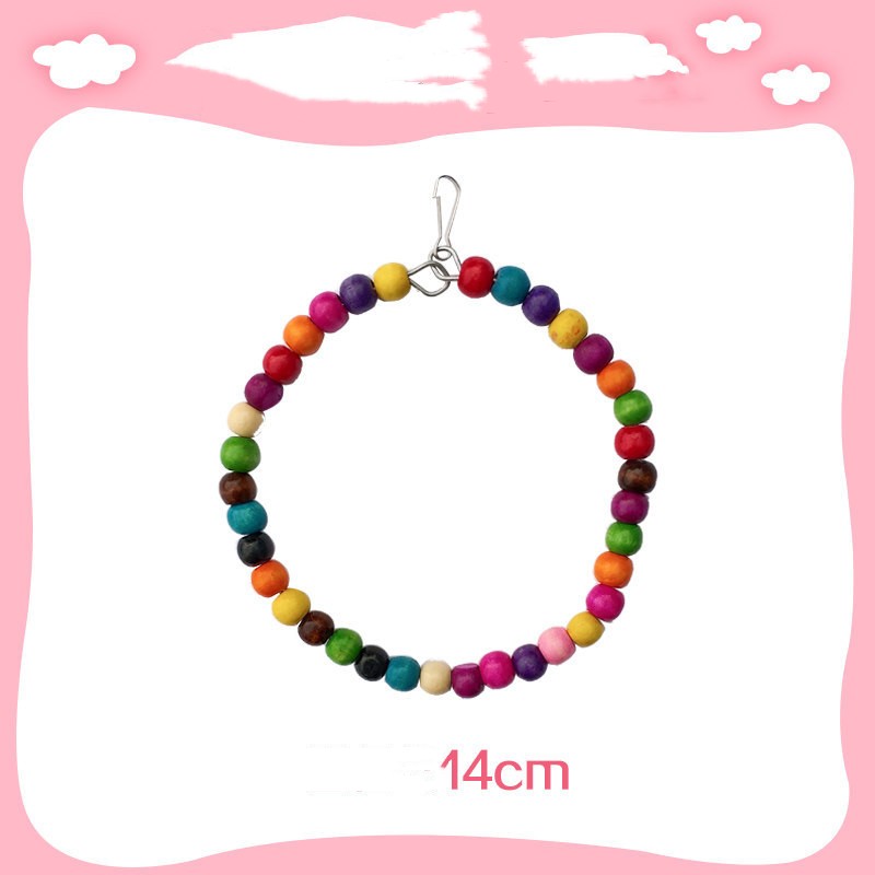 Colored bead ring