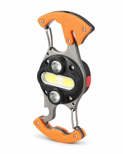 Rechargeable Magnetic Battery Display Type C LED Work Light Hanging Hook W5146 350LM Flashlight Safety