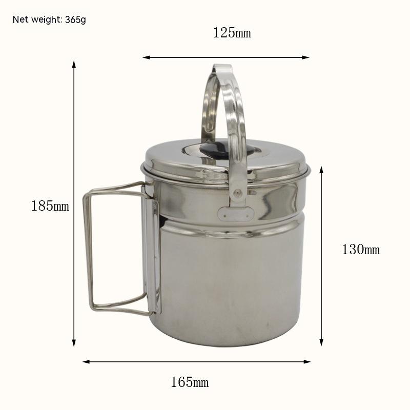 Title 1, Outdoor Picnic Stainless Steel With Steaming Pl...