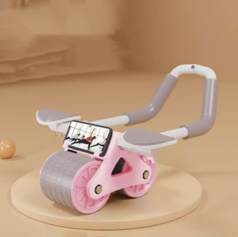 Beginner's Automatic Rebound Belly Wheel Fitness Equipment - CJdropshipping